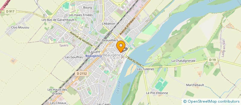 localisation de l'entreprise INTERNATIONAL SCOUTING GROUP  BEAUGENCY