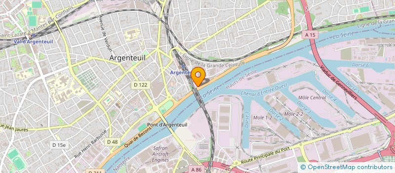 localisation de l'entreprise INTERNATIONAL SECURITE PRIVEE  ARGENTEUIL