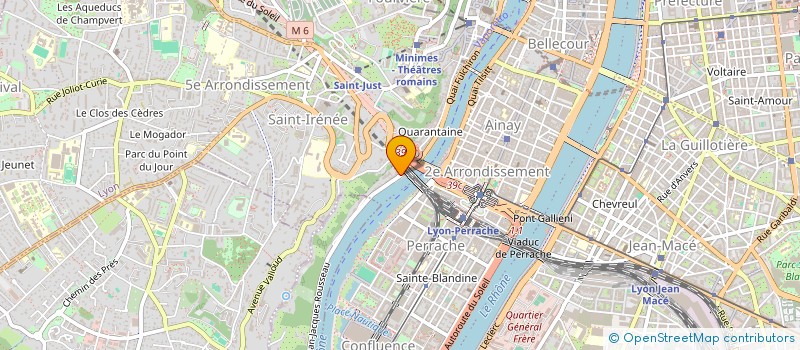 localisation de l'entreprise INTERNATIONAL SERVICE COMPANY à LYON
