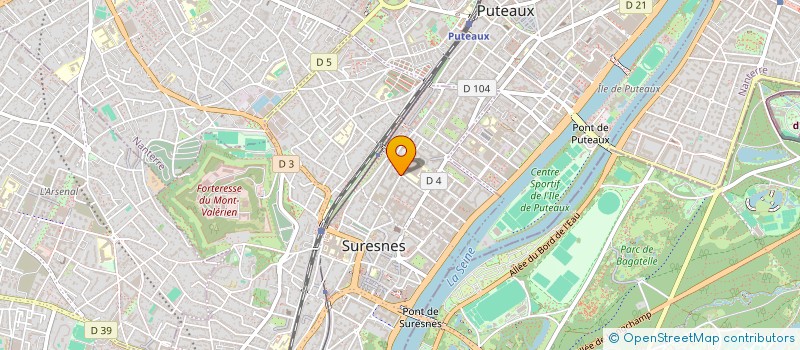 localisation de l'entreprise INTERNATIONAL SERVICES à SURESNES