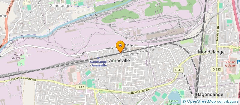 localisation de l'entreprise INTERNATIONAL SNACK  AMNEVILLE