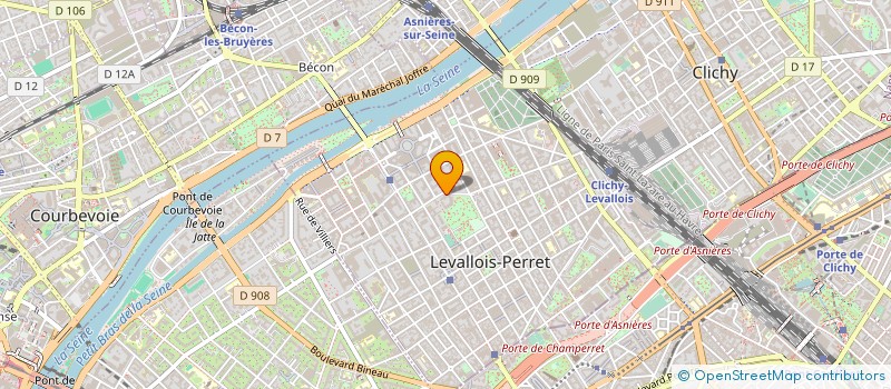 localisation de l'entreprise INTERNATIONAL SOS (ASSISTANCE) SA à LEVALLOIS-PERRET