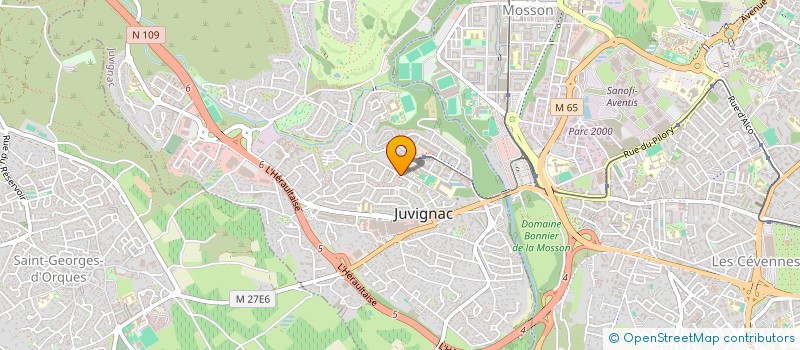 localisation de l'entreprise INTERNATIONAL SPORTS CONNECTING  JUVIGNAC