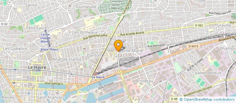 localisation de l'entreprise INTERNATIONAL STUDENTS ASSOCIATION LE HAVRE  LE HAVRE