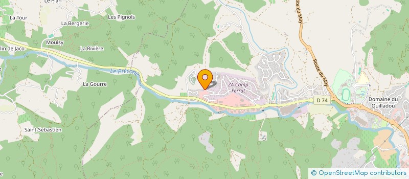 localisation de l'entreprise INTERNATIONAL SUD VILLA  SAINTE-MAXIME