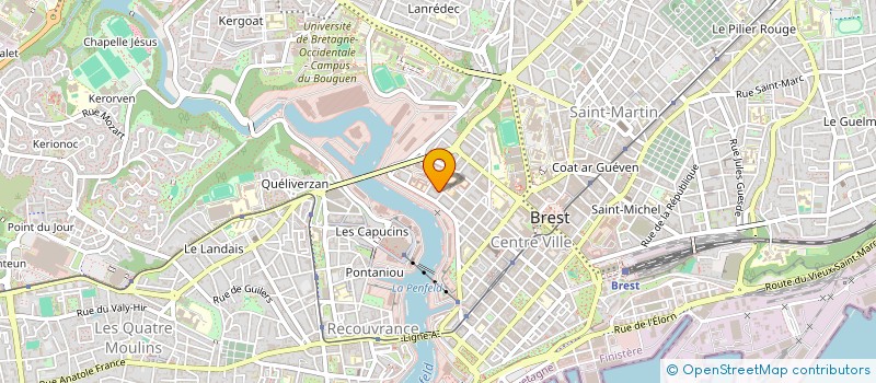 localisation de l'entreprise INTERNATIONAL SUPPLYING SERVICES à BREST