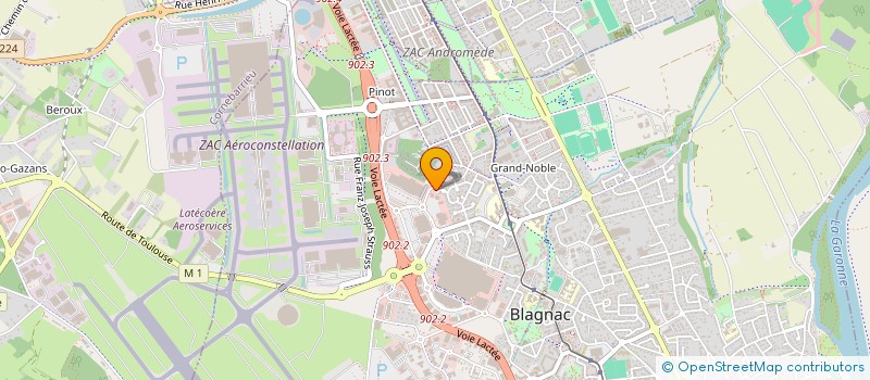 localisation de l'entreprise INTERNATIONAL TALENTS NETWORK FRANCE  BLAGNAC