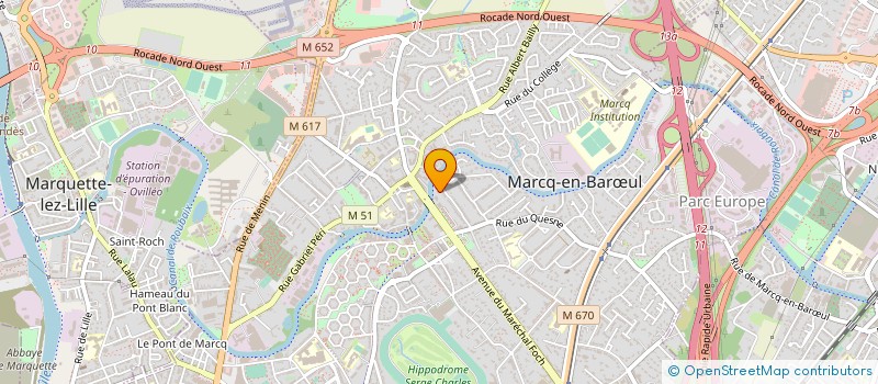 localisation de l'entreprise INTERNATIONAL TAX PM  LILLE