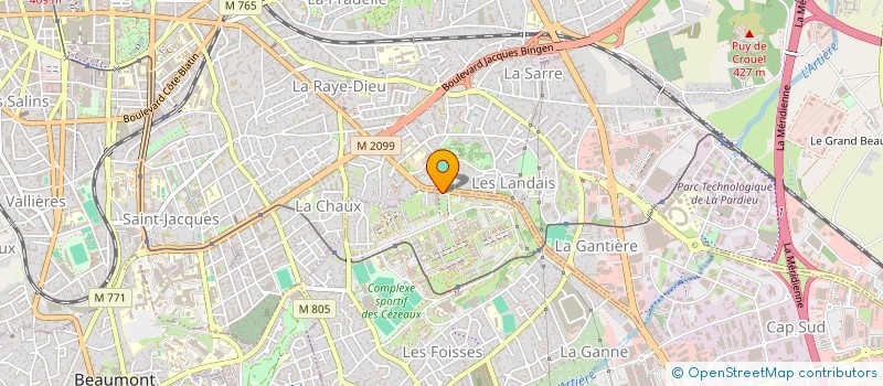 localisation de l'entreprise INTERNATIONAL TEAM  AUBIERE