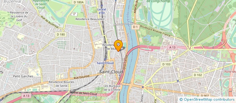 localisation de l'entreprise INTERNATIONAL TECHNIQUES VENTES à SAINT-CLOUD