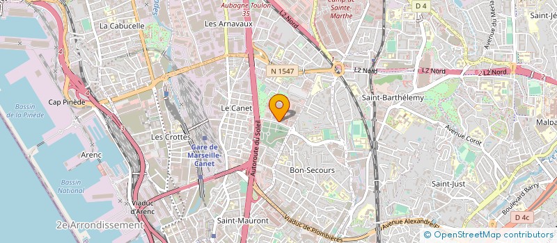 localisation de l'entreprise INTERNATIONAL TELECOM DISTRIBUTION à MARSEILLE