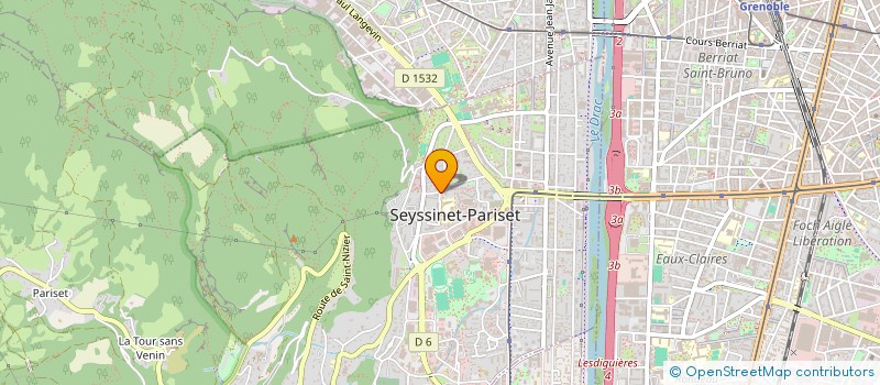 localisation de l'entreprise INTERNATIONAL TRADE AND EXPERTISES  SEYSSINET-PARISET