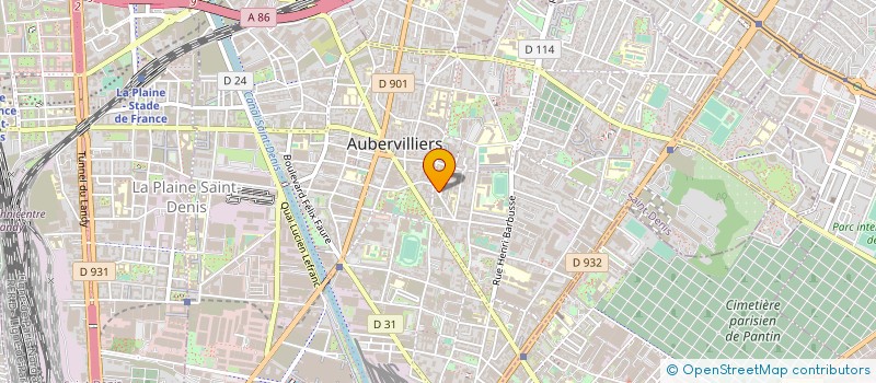 localisation de l'entreprise INTERNATIONAL TRADE COMPAGNY à AUBERVILLIERS
