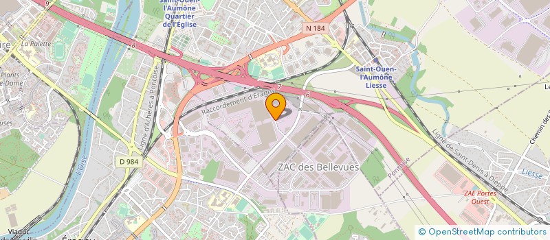 localisation de l'entreprise INTERNATIONAL TRADE NETWORK (FRANCE) SA  SAINT-OUEN-L'AUMONE