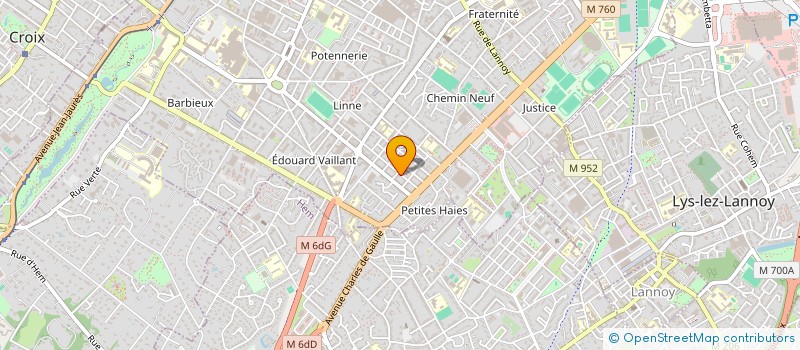 localisation de l'entreprise INTERNATIONAL TRADING COMPANY à ROUBAIX
