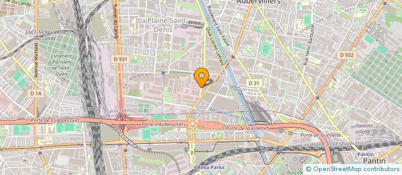 localisation de l'entreprise INTERNATIONAL TRADING MARKET  AUBERVILLIERS