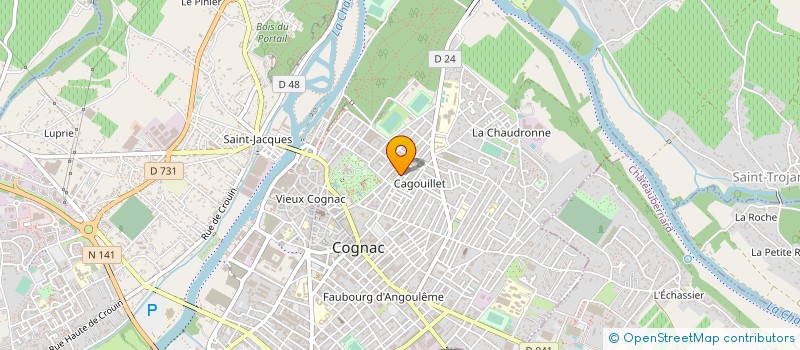 localisation de l'entreprise INTERNATIONAL TRADING PARTNERS  COGNAC