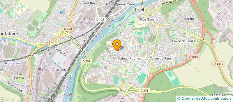 localisation de l'entreprise INTERNATIONAL TRANS SERVICES à CREIL