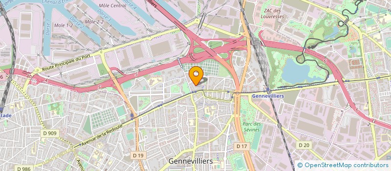 localisation de l'entreprise INTERNATIONAL TRANSPORT SUIN à GENNEVILLIERS