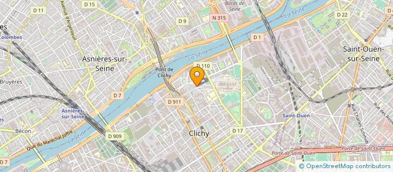 localisation de l'entreprise INTERNATIONAL TRANSPORTS LIMOUSINES SERVICES  CLICHY