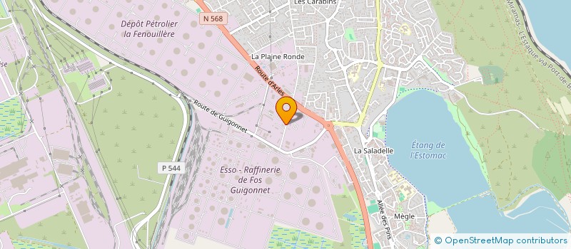 localisation de l'entreprise INTERNATIONAL TRANSUD  FOS-SUR-MER