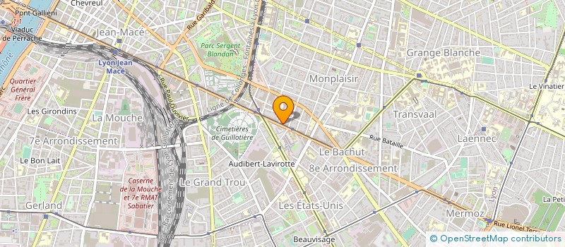 localisation de l'entreprise INTERNATIONAL TRAVAIL SERVICE à LYON