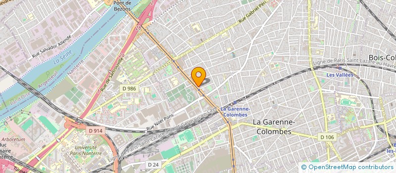 localisation de l'entreprise INTERNATIONAL TREATMENT FOOD PROJECTS à COLOMBES