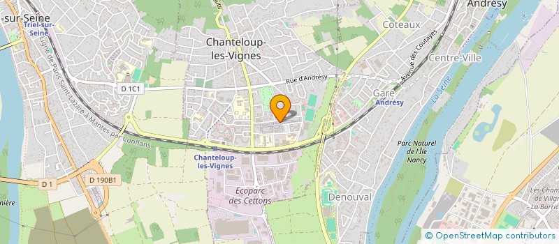 localisation de l'entreprise INTERNATIONAL TUMBA DISTRIBUTION à CHANTELOUP-LES-VIGNES
