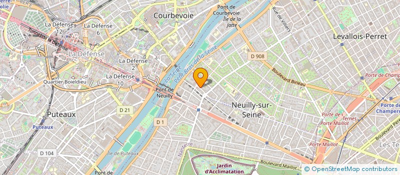 localisation de l'entreprise INTERNATIONAL WOOLLIP COMPANY à NEUILLY-SUR-SEINE
