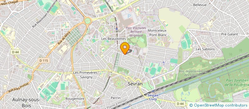 localisation de l'entreprise INTERNATIONAL YOUTH FELLOWSHIP-FRANCE à SEVRAN