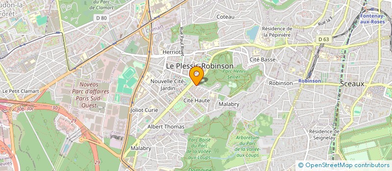 localisation de l'entreprise INTERNATIONALE CONDUITE  LE PLESSIS-ROBINSON