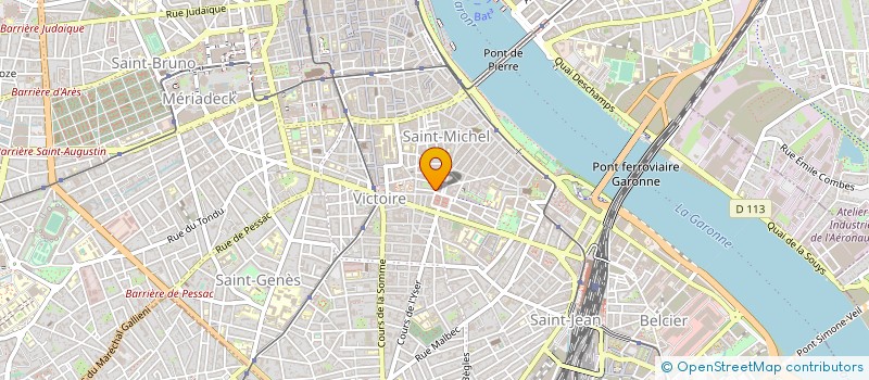 localisation de l'entreprise INTERNATIONALE COSMETIQUE à BORDEAUX