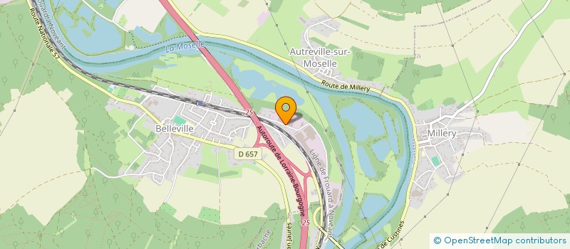 localisation de l'entreprise INTERNATIONALE DE LANGUES  BELLEVILLE