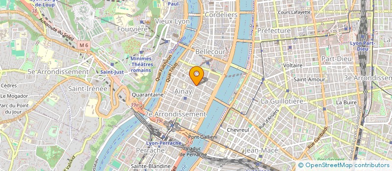 localisation de l'entreprise INTERNATIONALE DE PSYCHANALYSE DE COUPLE & DE FAMILLE à LYON