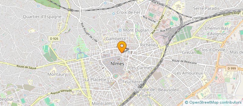 localisation de l'entreprise INTERNATIONALE DIFFUSION à NIMES