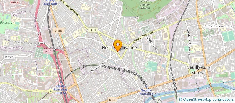 localisation de l'entreprise INTERNATIONALE TELEPHONES & COURANTS à NEUILLY-PLAISANCE
