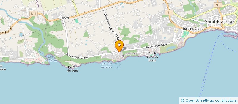 localisation de l'entreprise INTERNATIONNAL GOLD  SAINT-FRANCOIS