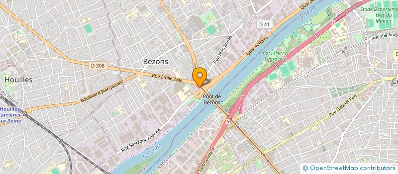 localisation de l'entreprise INTERNEGOCES ET SERVICES à BEZONS