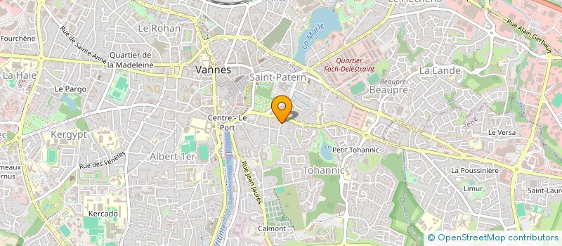 localisation de l'entreprise INTERNELLE à VANNES