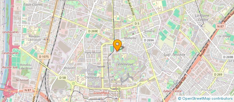 localisation de l'entreprise INTERNET à GRENOBLE