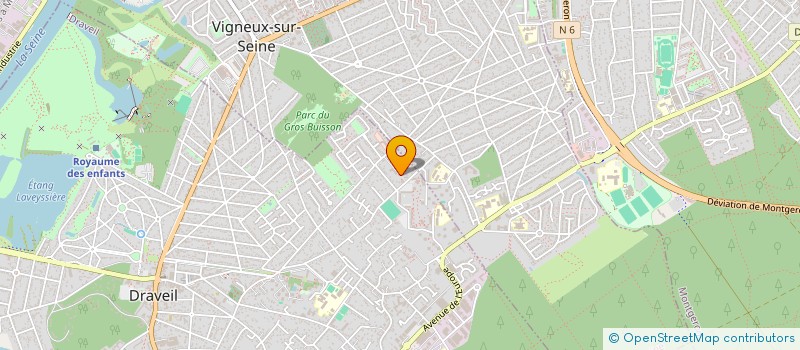 localisation de l'entreprise INTERNET MONETIQUE SERVICE FRANCE à DRAVEIL
