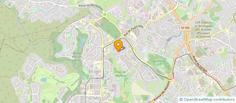 localisation de l'entreprise INTERNET PHONE SARL à MONTPELLIER