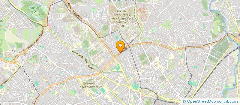 localisation de l'entreprise INTERNET PROJECT CHAOS à MONTPELLIER