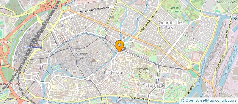 localisation de l'entreprise INTERNET SUR COUR à STRASBOURG