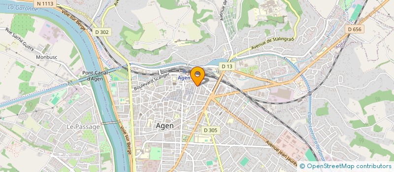 localisation de l'entreprise INTERNET SYSTEMES  AGEN