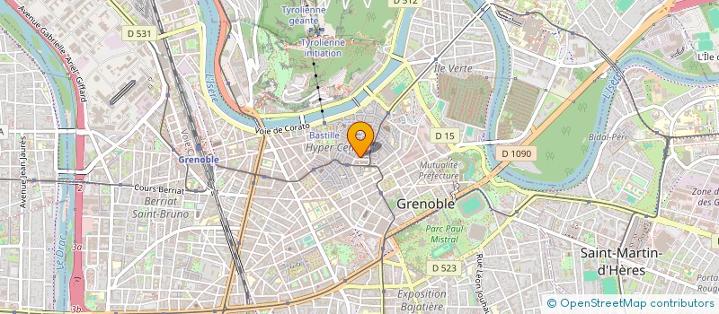 localisation de l'entreprise INTERNET TELETRAVAIL ET NOUS TECHN INFOR  GRENOBLE