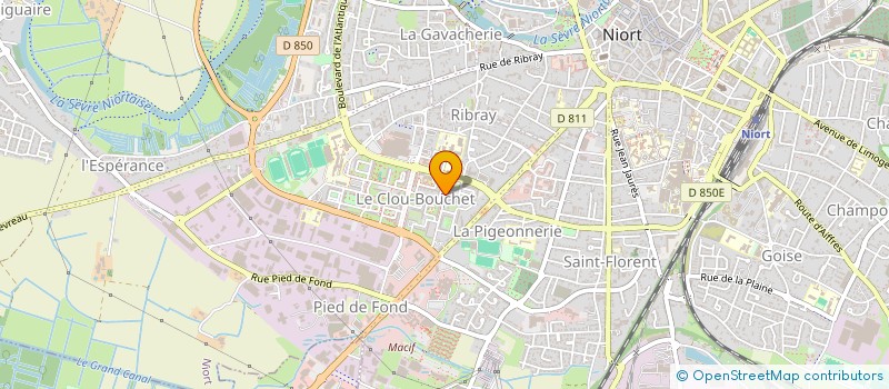 localisation de l'entreprise INTERNETDYNAMIQUE à NIORT