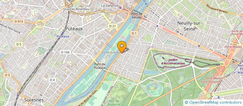 localisation de l'entreprise INTERNIS à NEUILLY-SUR-SEINE