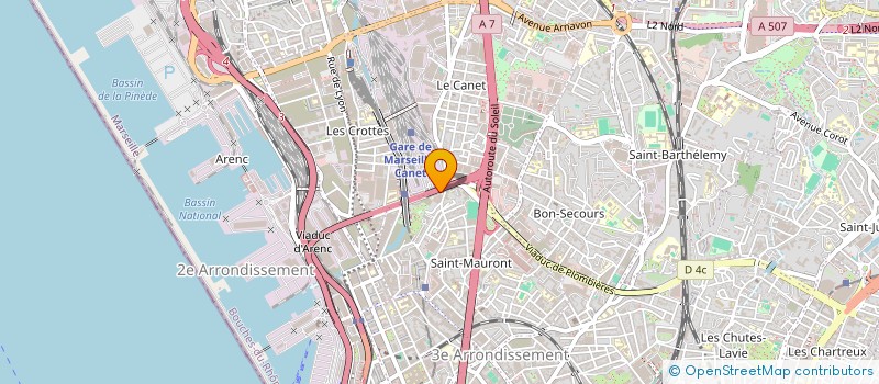 localisation de l'entreprise INTEROCCASION à MARSEILLE