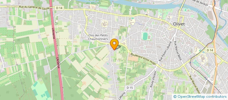 localisation de l'entreprise INTEROPHTA à OLIVET